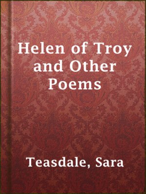 cover image of Helen of Troy and Other Poems
